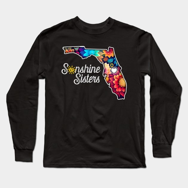 Sunshine Sisters Long Sleeve T-Shirt by Rocket Girl